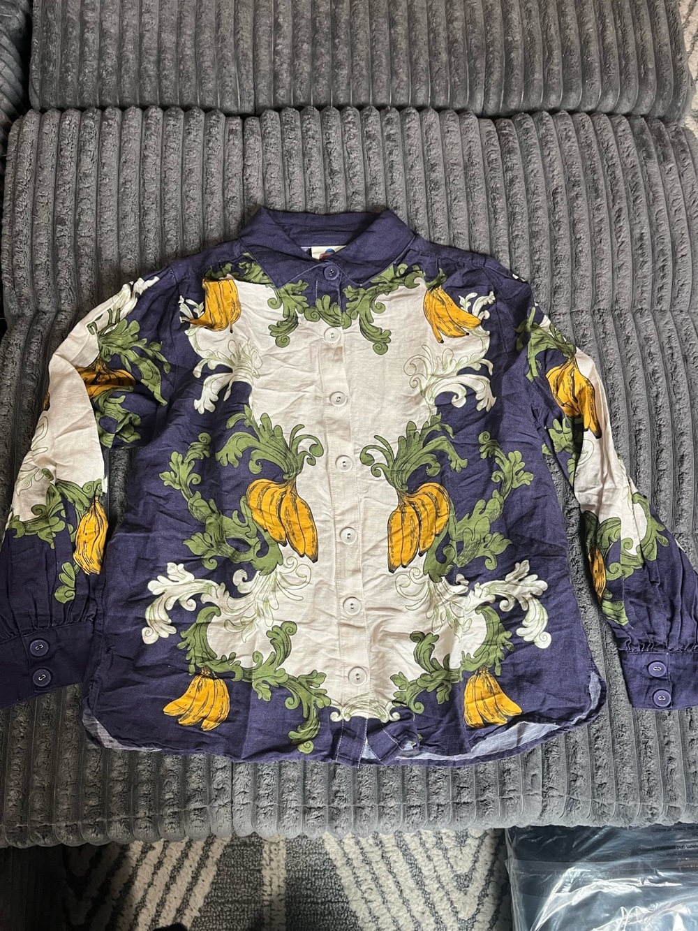Farm Rio Button-Down Linen blouse - Picture 3 of 9
